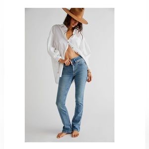 Free People- We The Free Shayla Skinny Flare Jeans!